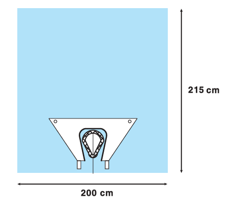 Coverline Простирадло для артроскопії плечового суглоба 200 х 215см з мішком